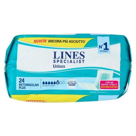 Lines Specialist Unisex Rettangolari Plus 24 pz